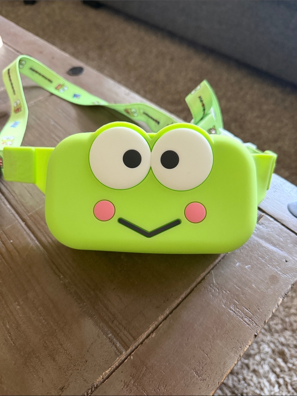 Sanrio Keroppi Green Kids Crossbody Bag